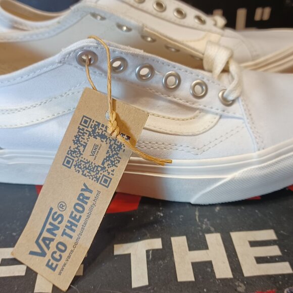Vans Men's 4.5/Women's 6 Old Skool Tapered Eco Theory White Natural VN0A54F49FQ - Picture 9 of 12